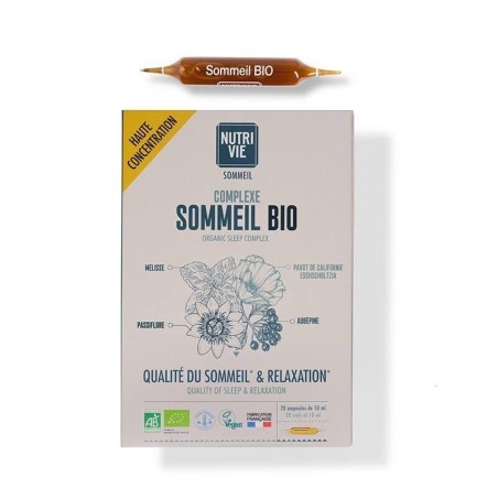 Complément alimentaire Complexe Sommeil Bio pour améliorer la qualité du sommeil