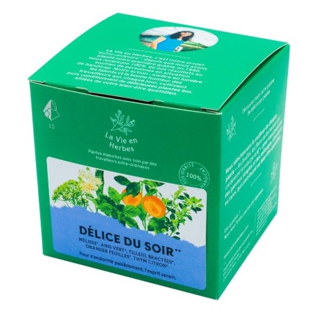 Infusion Délice du soir bio La vie en herbes