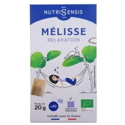 Infusion Mélisse bio de Nutrisensis