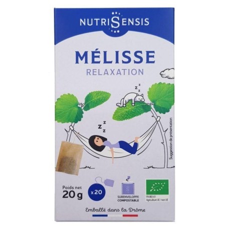 Infusion Mélisse bio de Nutrisensis