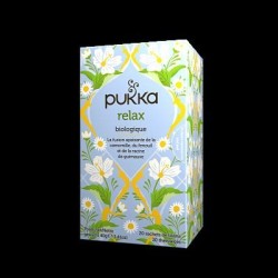 Infusion ayurvédique bio Relax de Pukka