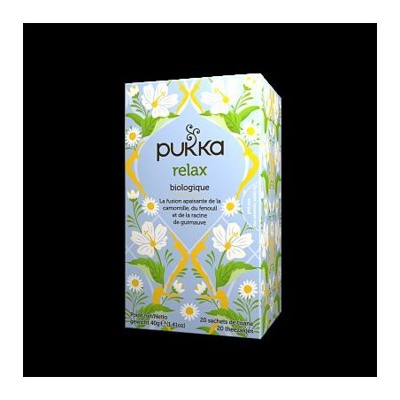 Infusion ayurvédique bio Relax de Pukka