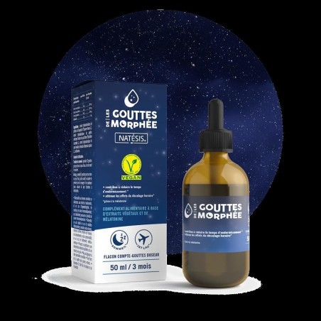 Les gouttes de Morphée Natésis - complément naturel pour un sommeil apaisé et efficace