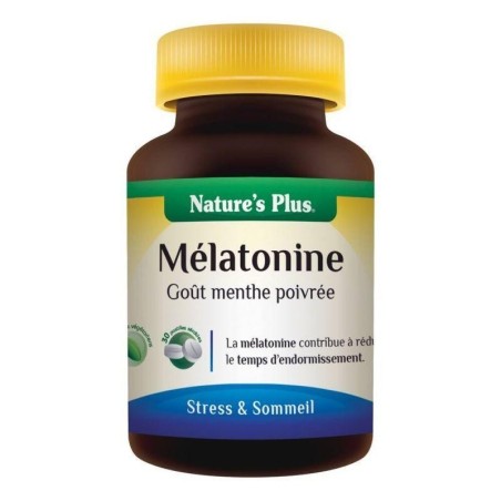 Complément alimentaire Mélatonine Nature's Plus en ampoules pour améliorer le sommeil et réduire les effets du décalage horaire