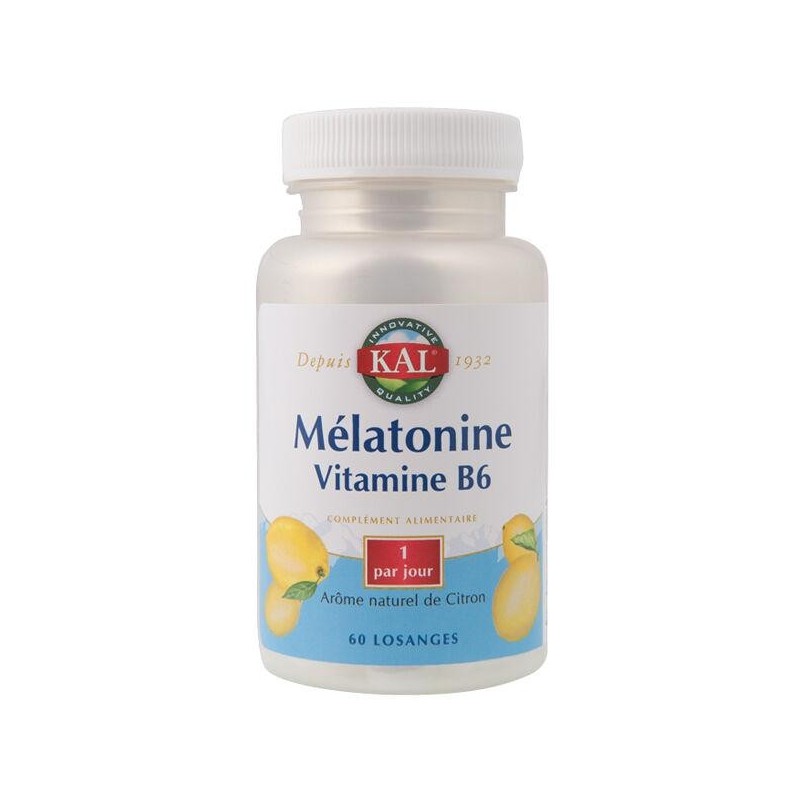 Complément alimentaire Solaray Mélatonine Vitamine B6