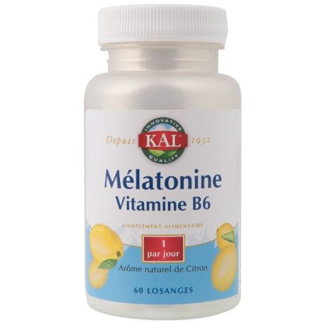 Complément alimentaire Solaray Mélatonine Vitamine B6