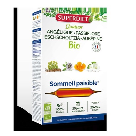 Quatuor Sommeil Paisible bio