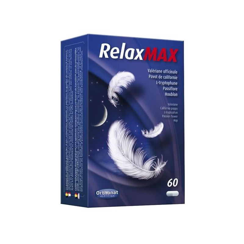 Relax Max Orthonat - Complément alimentaire pour la relaxation et le sommeil naturel.