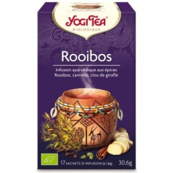 Infusion Rooibos Bio de Yogi Tea - thé rouge sans théine pour la détente