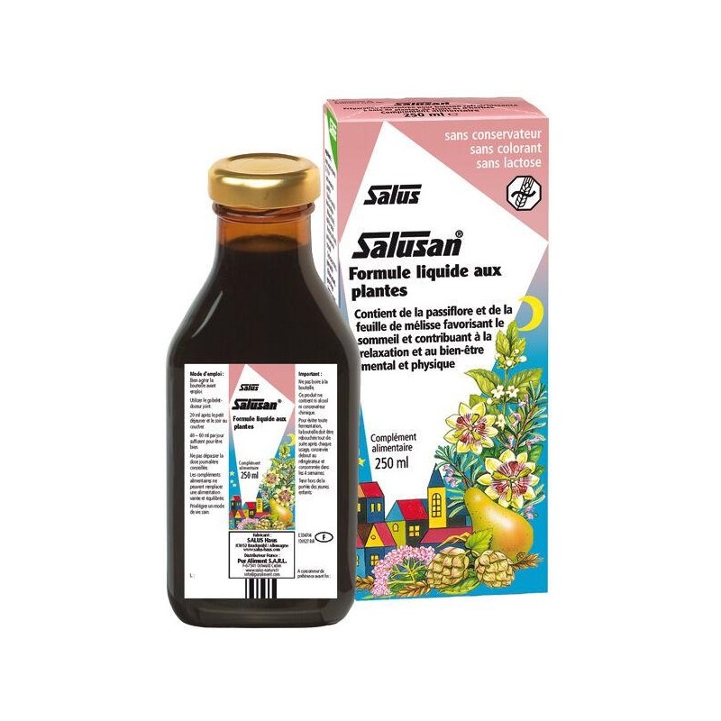 Salusan® : infusettes naturelles pour favoriser la détente et améliorer l'endormissement.