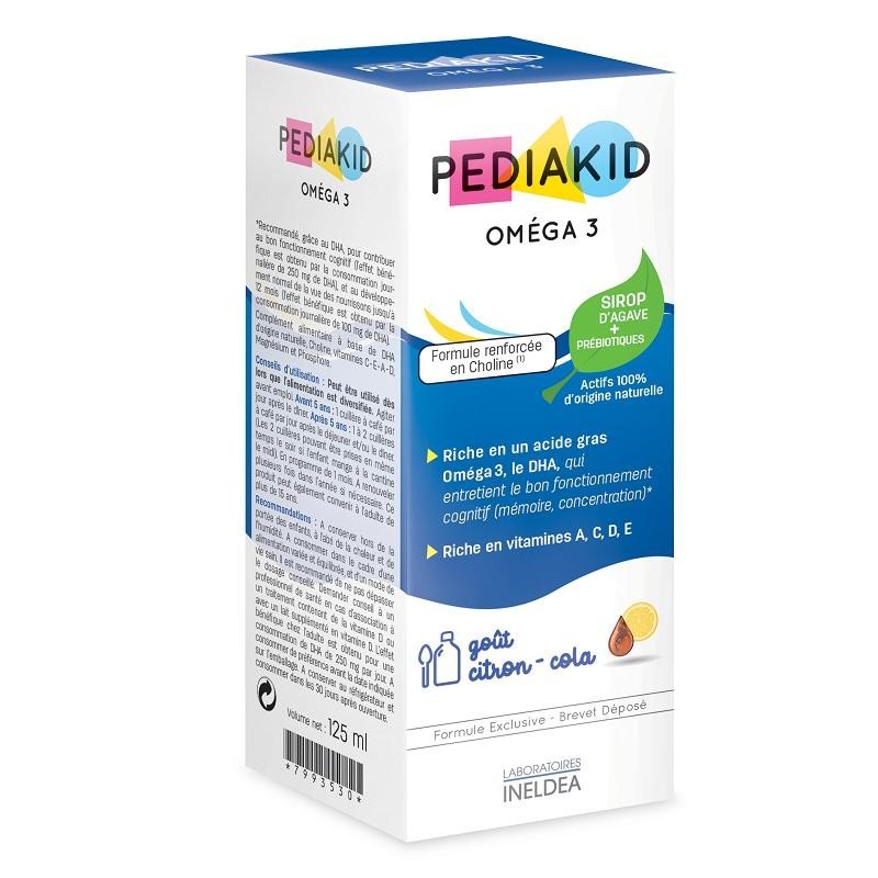 Sirop Pediakid Omega 3 et DHA