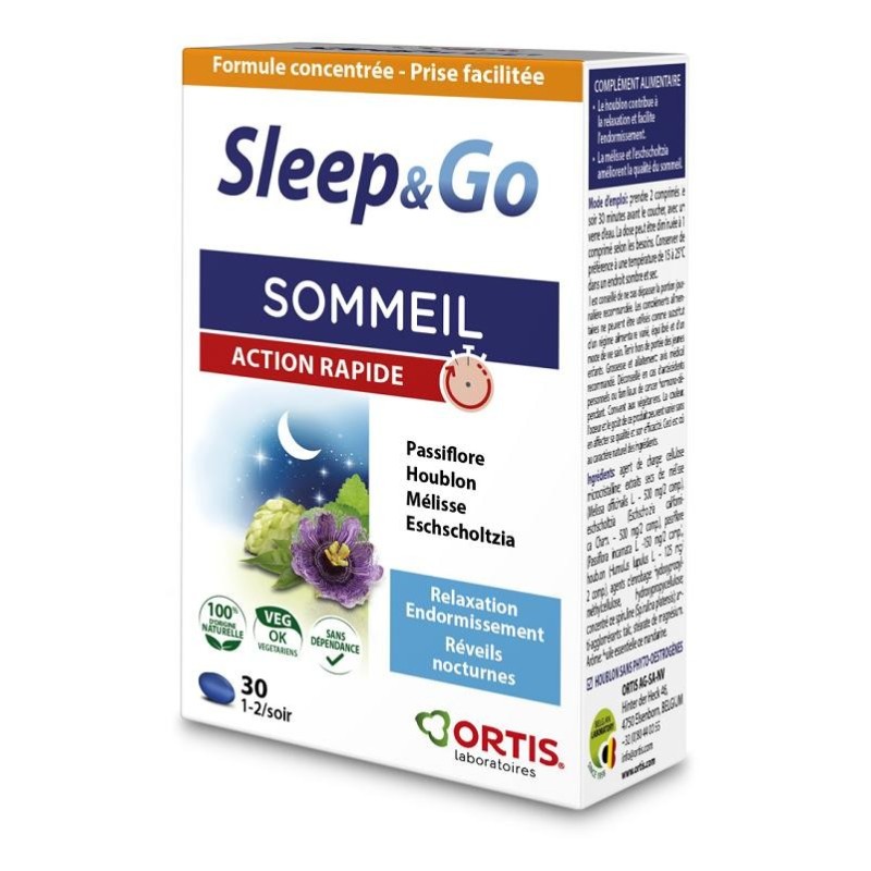 Sleep and Go Ortis pour un sommeil réparateur et une relaxation optimale