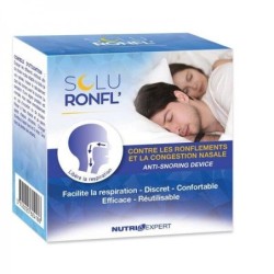 Dispositif nasal anti-ronflement Soluronfl' pour un sommeil réparateur