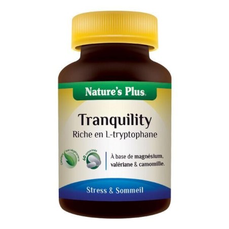 Tranquility Nature's Plus - complément alimentaire pour le sommeil et la détente à base de plantes et minéraux