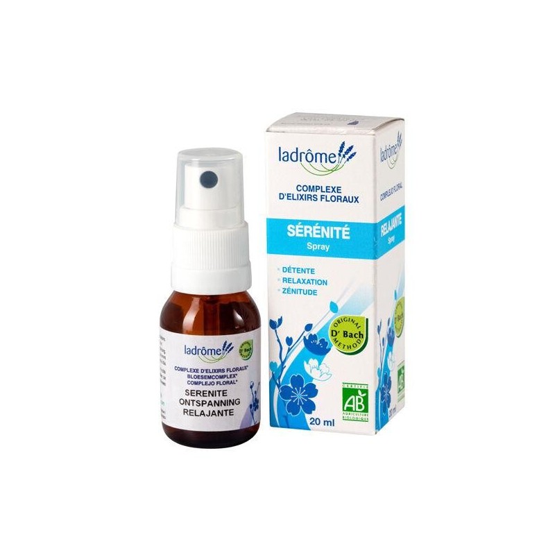 Spray Sérénité bio de Ladrôme pour gérer le stress et favoriser le bien-être naturel