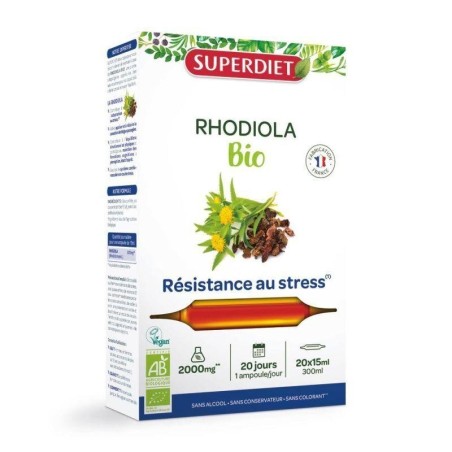 Rhodiola bio en ampoules