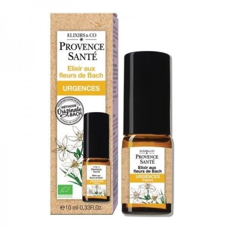 Urgences spray bio Elixir aux fleurs de Bach pour apaiser le stress et les émotions difficiles