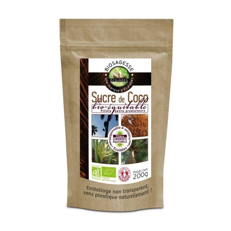 Sucre de sève de fleur de cocotier en poudre
