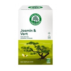 Thé Jasmin et Vert bio de Lebensbaum - infusion apaisante et rafraîchissante
