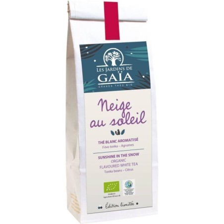 Thé Neige au Soleil bio - mélange de thé blanc
