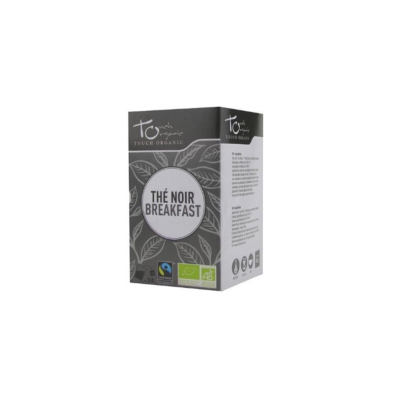 Thé noir Breakfast bio de Touch Organic