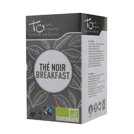 Thé noir Breakfast bio de Touch Organic