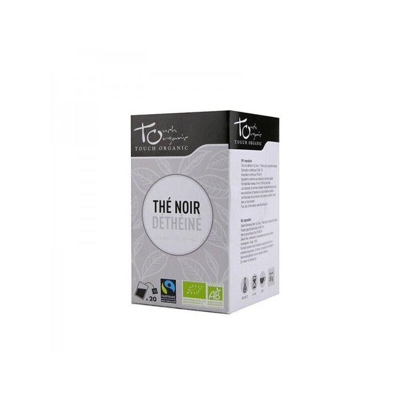 Thé noir déthéiné bio de Touch Organic