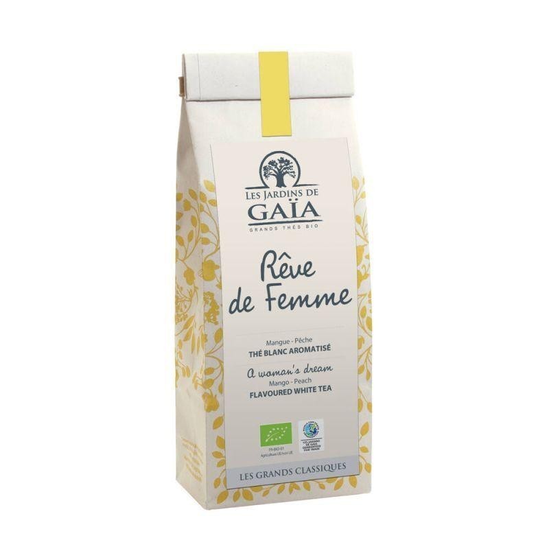Thé blanc bio Rêve de femme saveur pêche 1