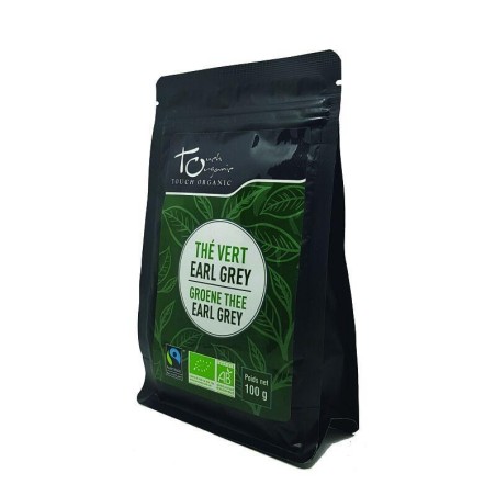 Thé vert earl grey bio en vrac