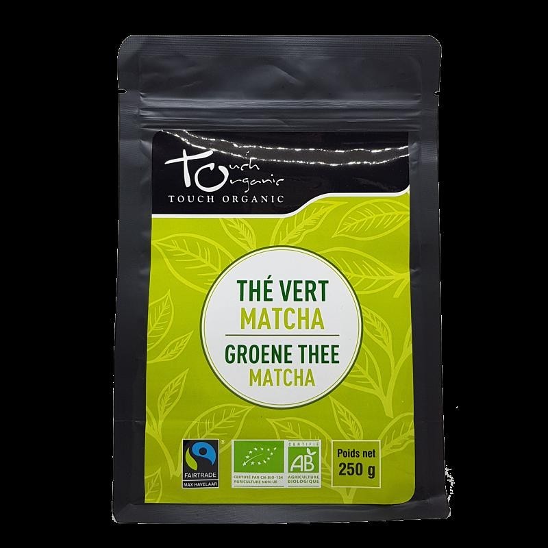 Thé vert Matcha bio Touch Organic en infusettes - bienfaits naturels pour la santé et la relaxation