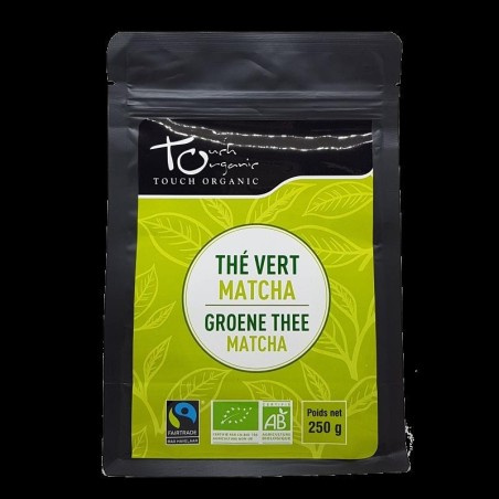 Thé vert Matcha bio Touch Organic en infusettes - bienfaits naturels pour la santé et la relaxation