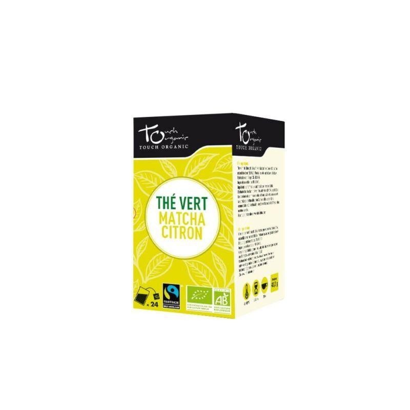Thé vert matcha citron bio Touch Organic