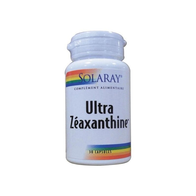 Ultra Zéaxanthine Solaray - Complément alimentaire pour soutenir la santé oculaire avec lutéine et zéaxanthine.