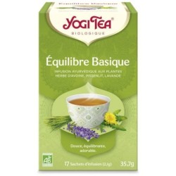 Yogi Tea Équilibre Basique bio - Infusion apaisante à base de camomille pour favoriser l'équilibre et le bien-être naturel.
