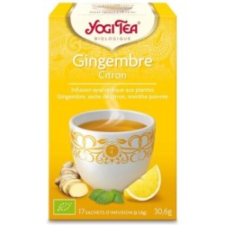 Infusion ayurvédique bio Gingembre Citron de Yogi Tea