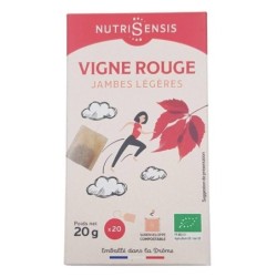 Infusion Vigne rouge bio pour jambes légères