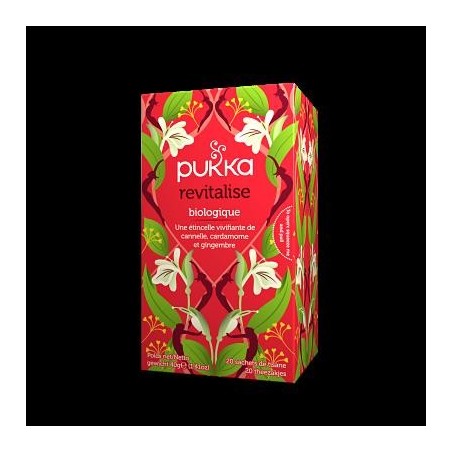 Infusion ayurvédique Revitalise bio de Pukka