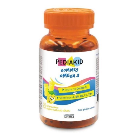 Gommes Oméga 3 Citron Pediakid pour enfants dès 3 ans