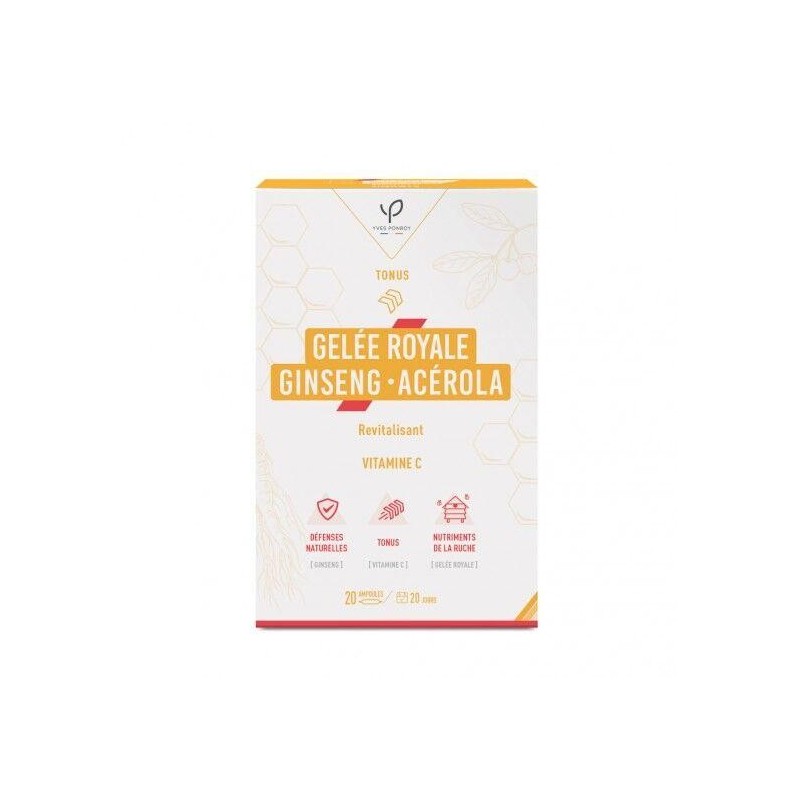 Gelée royale Ginseng Acérola de Ponroy