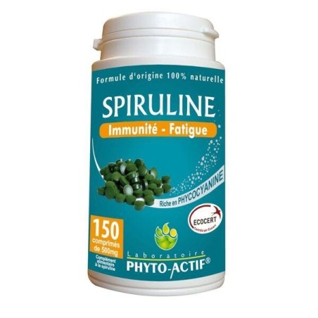Spiruline 500 mg en comprimé - complément naturel pour vitalité et tonus