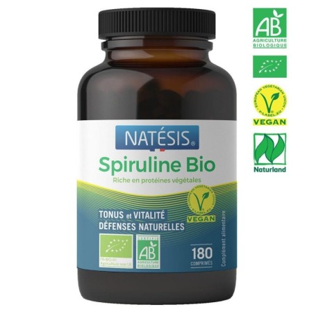 Spiruline bio 500 mg Natésis