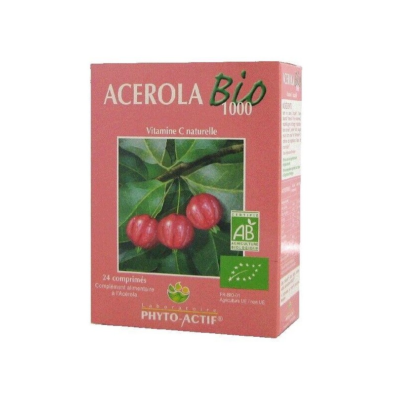 Acérola bio 1000 à croquer