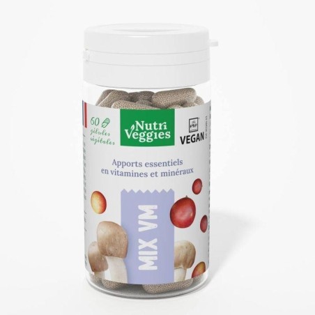 Mix VM de Nutri Veggies - Complément naturel riche en vitamines et minéraux pour un quotidien équilibré et sain.