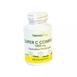 Super C Complexe 1000 mg de Nature's Plus - Vitamine C et antioxydants pour le bien-être quotidien