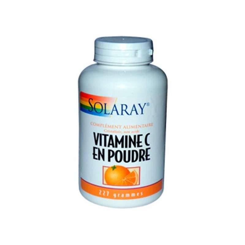 Vitamine C en poudre non acide Solaray