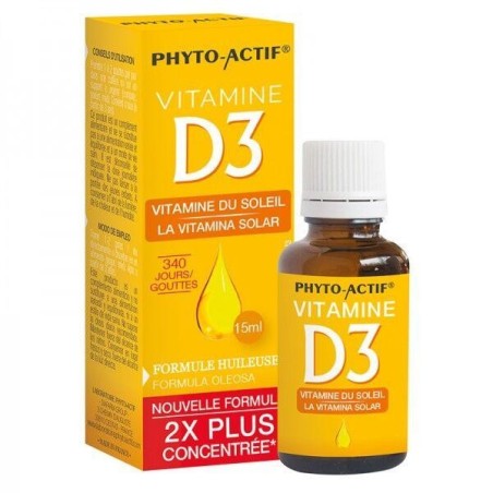 Flacon de vitamine D3 Phyto-actif