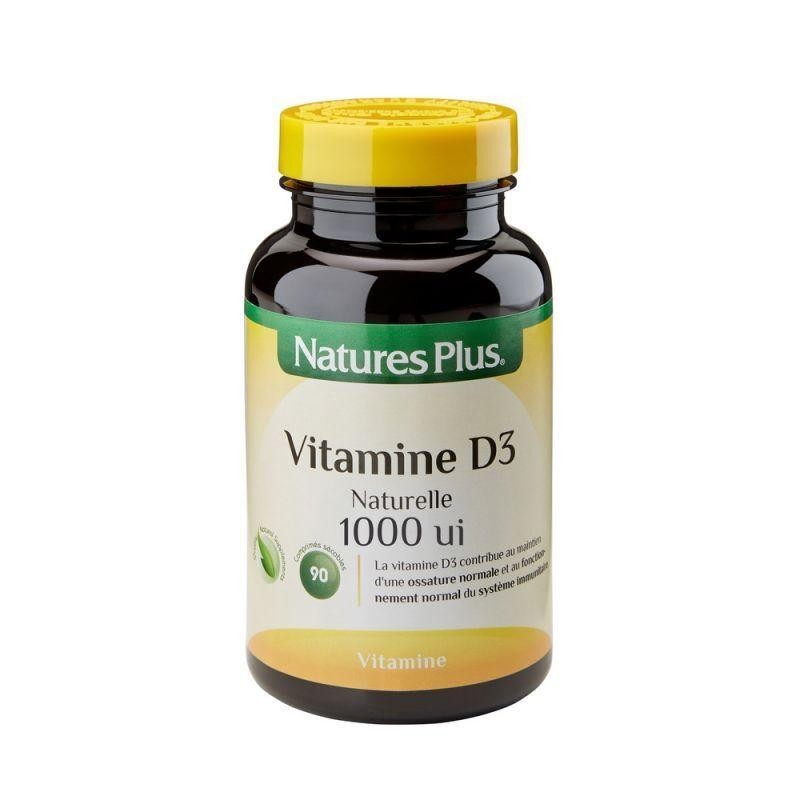 Vitamine D3 naturelle 1000UI Nature's Plus