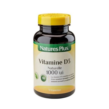 Vitamine D3 naturelle 1000UI Nature's Plus