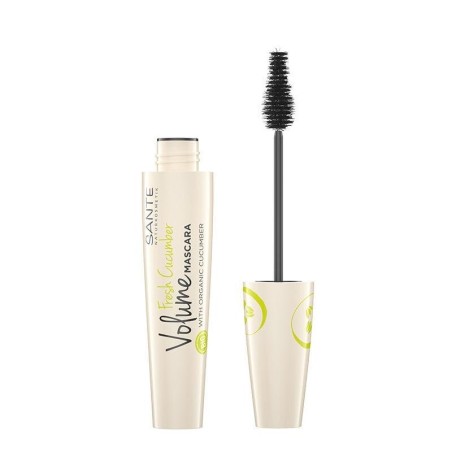 Mascara Volume extrême noir bio Sante Naturkosmetik pour des cils volumineux