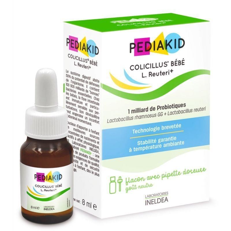 Pediakid Colicillus Bébé flacon 8 ml, bouchon compte-gouttes